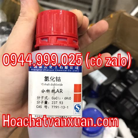 Cobalt chloride CoCl2 lọ 100g CAS 7791 13 1 Cobalt chloride hexahydrate