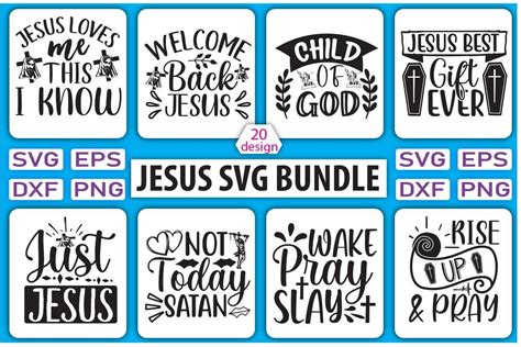 Jesus Svg Bundle Bundle · Creative Fabrica