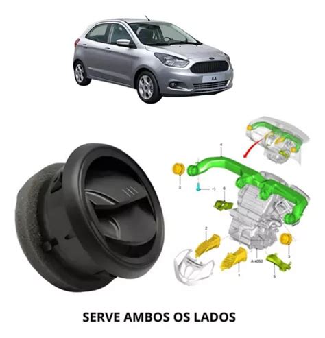 Difusor Saida De Ar Lateral Ford Ka A Original