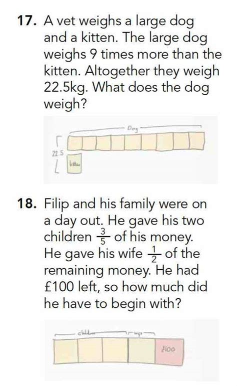 Bar Modelling Year 6 Multi Step Word Problems For Ks2 Sats