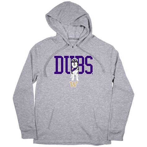 Washington: Dubs Husky Shirt + Hoodie - UW Licensed - BreakingT