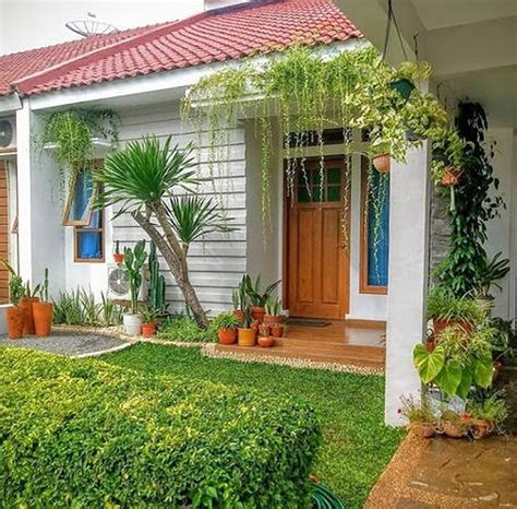 Contoh Halaman Rumah Kampung Yang Cantik 30 Contoh Desain Rumah Desa