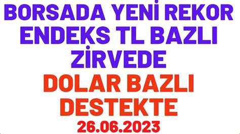 Endeks De Yen Rekor Son Durum H Sse Anal Z Borsa Hisse Analizi Analiz