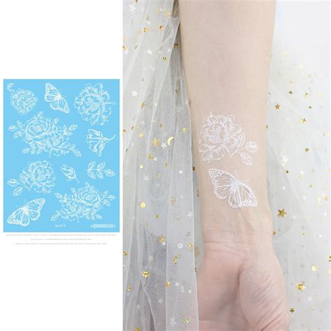 Black Temporary Tattoos For Women Girls Lace Tattoo Stickers Neck