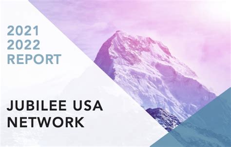 2021 - 2022 Report - Jubilee USA Network