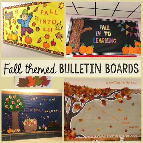 Nylas Crafty Teaching Fall Bulletin Board Ideas