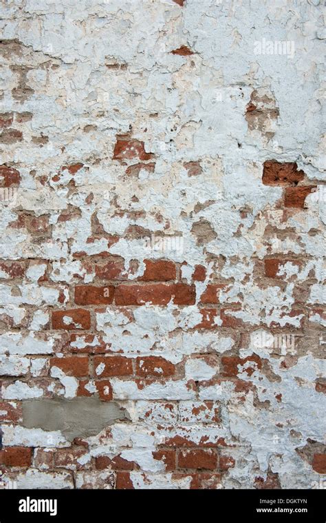 Whitewashed Brick Wall Background Publicground Stock Photo Alamy