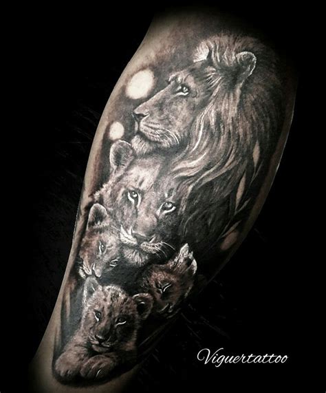 Lista Foto Tatuaje De Familia De Leones Cena Hermosa