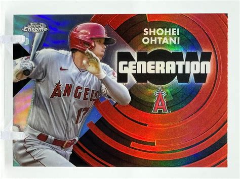 2022 Topps Chrome Update Shohei Ohtani Generation Now Card EBay