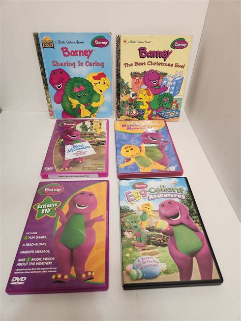 Barney and Friends DVD and Book Lot. - Etsy