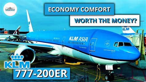 Klm Review Boeing 777 Economy Comfort Experience To Dubai Youtube