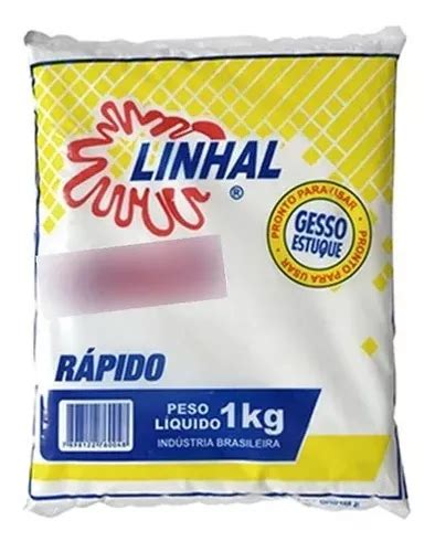 Saco De Gesso Em P Branco Secagem R Pida Kg Linhal