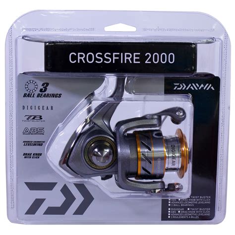 Daiwa Crossfire 2000 Spinning Reel Fwsw Lul 531 Crossfire2000 Cp