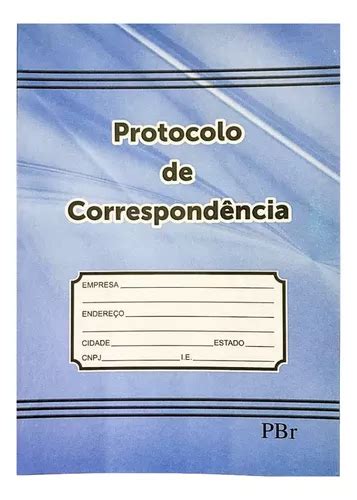 Livro Protocolo De Correspond Ncia X Mm Folhas Mercadolivre