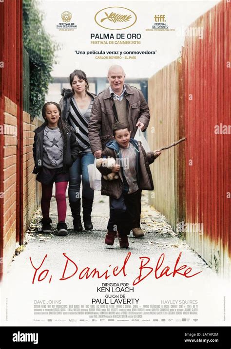 I Daniel Blake Directed By Ken Loach Copyright Editorial Use