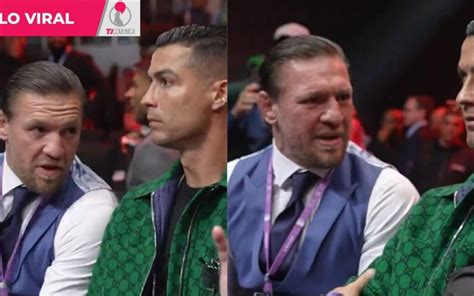 Su Cara Lo Dice Todo Mcgregor Incomoda A Cristiano Ronaldo Durante