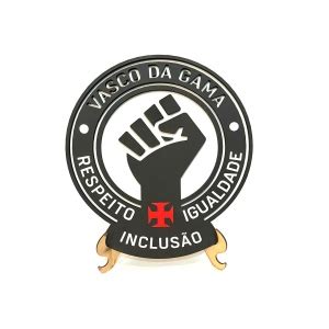 Placa Vasco Decorativa Respeito Igualdade e Inclusão Group