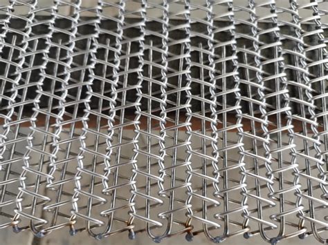 Brazing Furnace Balanced Metal Conveyor Stainless Steel Wire Mesh Belt