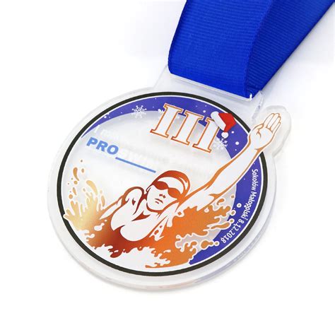 Medal Z Kolorowym Nadrukiem Na Zawody P Ywackie