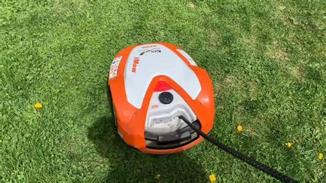 Manually Control And Steer Stihl Imow Rmi Robotic Lawn Mower Youtube