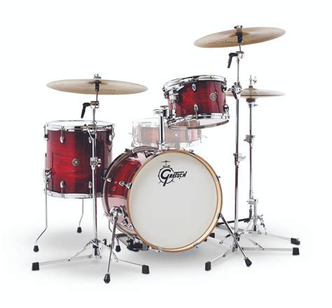 Gretsch Catalina Club Jazz 3 Piece Shell Pack 18 Gloss Crimson Burst