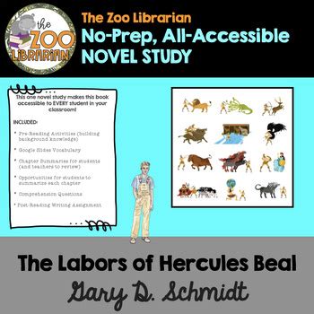 The Labors Of Hercules Beal By Gary D Schmidt Ccss Aligned Novel Study