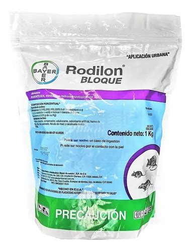 Rodilon Bloque Kg Bayer Cebo Mata Rata Ratones Rodenticida Meses