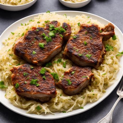 Slow Cooker Pork Chops And Sauerkraut Recipe