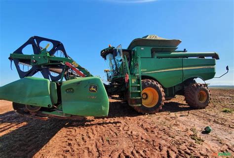 Colheitadeira John Deere S Ano Em Bag Rs Venda