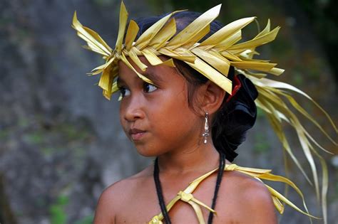 Girl Island Of Yap Micronesia Beautiful World People Of The World