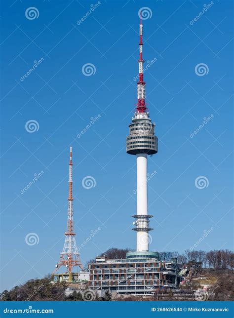 Namsan Tower In Yongsan Seoul South Korea Editorial Stock Image