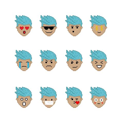 Premium Vector | Pixel art of emoji design express yourself with pixel