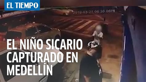 Video del niño sicario en Medellín sindicado de 12 homicidios El