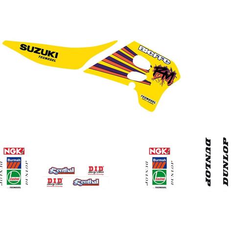 Kit D Co Tecnosel Team Suzuki Rm Pas Cher Emp