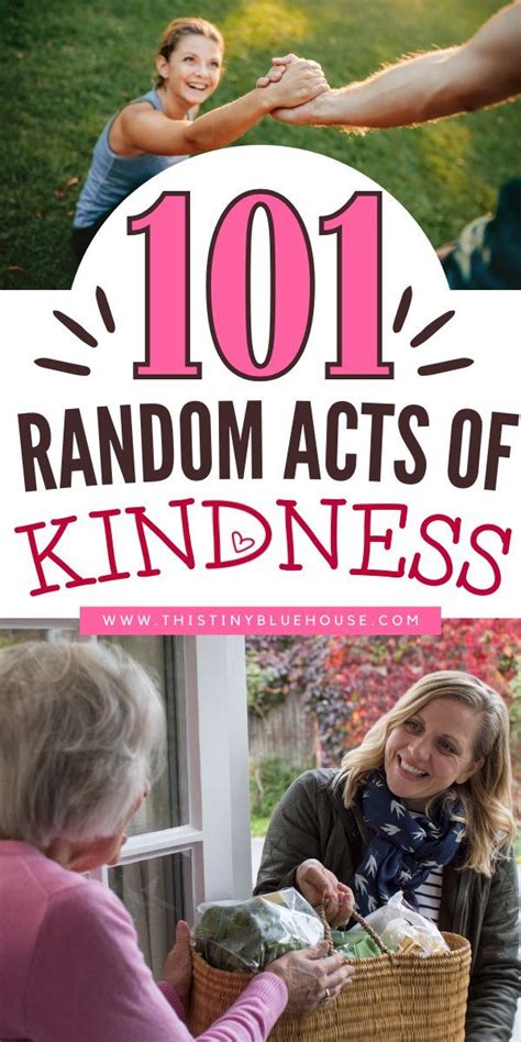 Spread Joy With These 101 Random Acts Of Kindness This Tiny Blue House