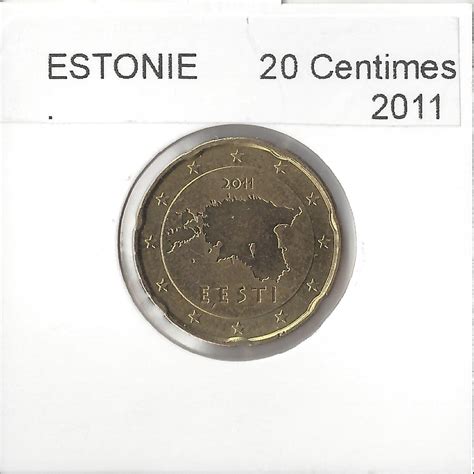 Estonie Centimes Gon Alves Lobo Numismatique