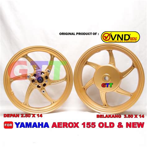 Velg Vnd Aerox 155 Six Star Aluminium Casting Wheel Lazada Indonesia