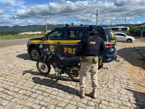 Prf Recupera Motocicleta Roubada Em Patos