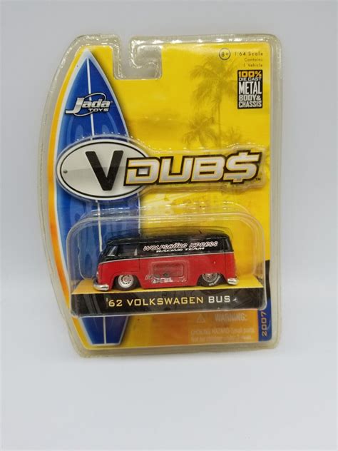 Jada Toys VDubs 62 Volkswagen Bus Wave 2 Wolfsburg Xpress Racing Team