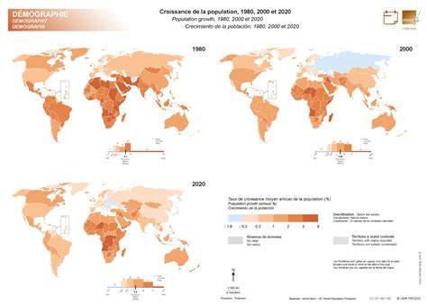 Taux De Croissance Moyen Annuel De La Population 1980 2000 Et 2020