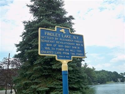 "Findley Lake, NY" - Findley Lake, NY - New York Historical Markers on Waymarking.com