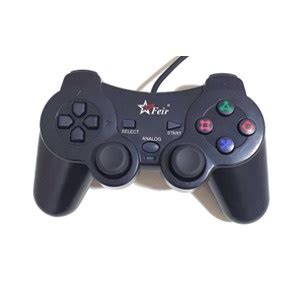 Controle Joystick Pc Usb Ps Feir Fr Preto Shopee Brasil