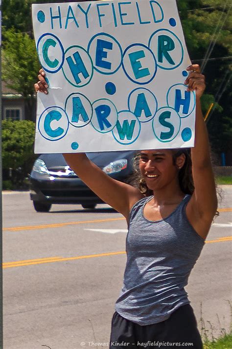 Cheer Car Wash 5/21/22 - Hayfield Pictures