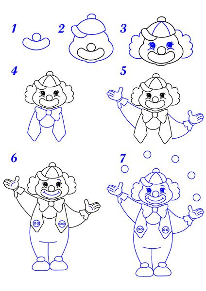 Coloriage clown d Halloween Dessin à colorier imprimer en PDF