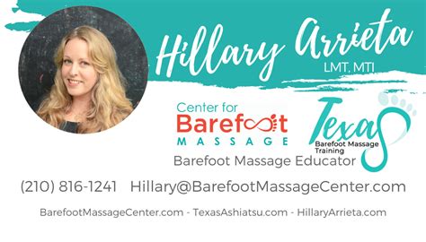 Texas Ashiatsu The Center For Barefoot Massage