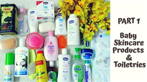 Baby Skincare Products And Toiletries Essentials For Newborn Baby