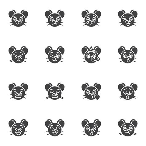 Piggy Face Emoji Vector Icons Set Stock Vector Image By Avicons 405977848