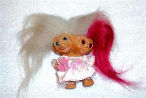 Sale Vintage 1965 Uneeda Wishnik 2 Headed Troll Doll With