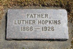 Luther Hopkins 1867 1926 Mémorial Find a Grave