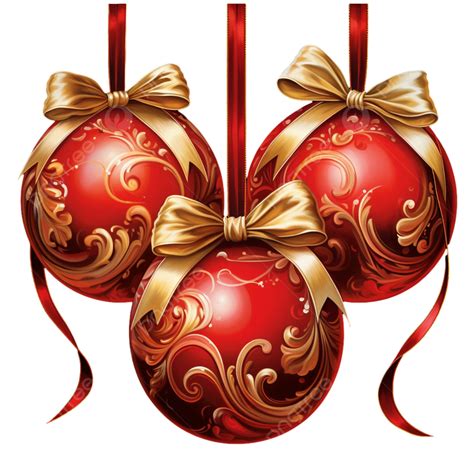 Red Christmas Ball Balloon T Christmas Christmas Balls T Png